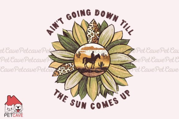 Cowboy Sunflower Art Western Sunset Sce Review