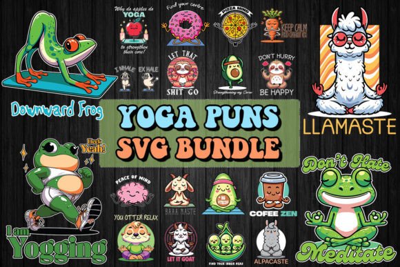 Cute Funny Yoga SVG Bundle Review