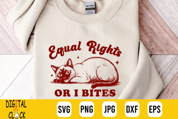 Feminist Siamese Cat Funny Retro Cat Review