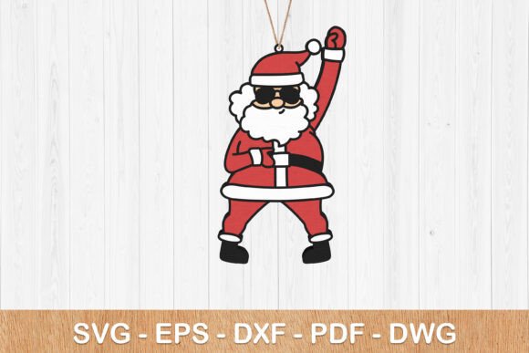 Funny Santa Hip Hop Ornament Design Review