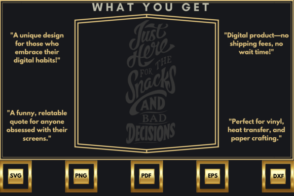 Funny Snack Bad Decisions T-Shirt Design Review