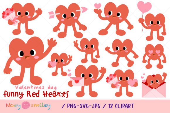 Red Hearts Funny Cartoon: A Designer's Review