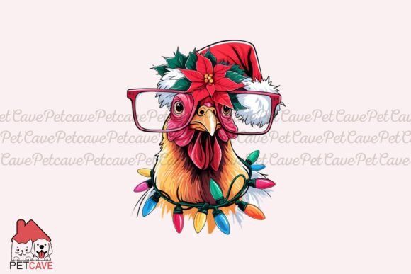 Review: Festive Rooster in Holiday Attire for Embroidery