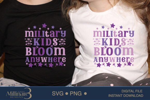 Review: Military Kids Bloom Anywhere SVG for Embroidery