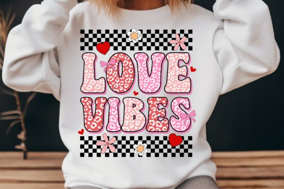 Reviewing Love Vibes Valentine Funny Retro Svg Png for Stitchers