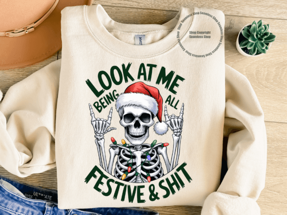Reviewing the Funny Christmas Skeleton PNG for Embroidery