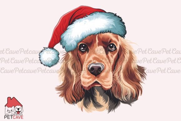 Reviewing the Santa Hat Spaniel Illustration