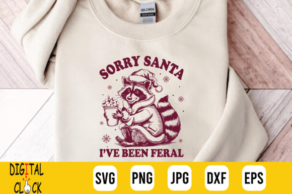Sorry Santa I ve Been Feral Raccoon SVG Review