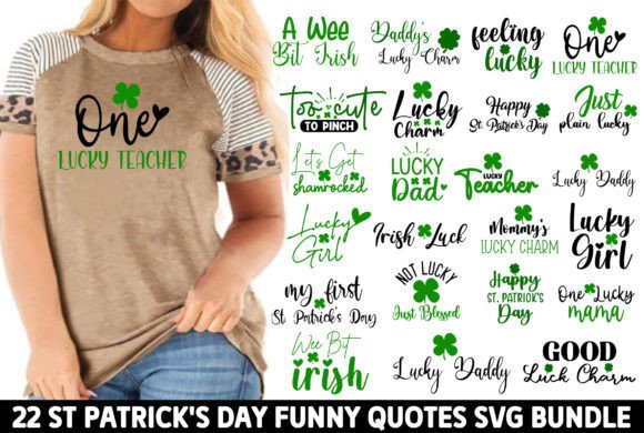 St Patrick s Day Funny Quotes SVG Bundle Review